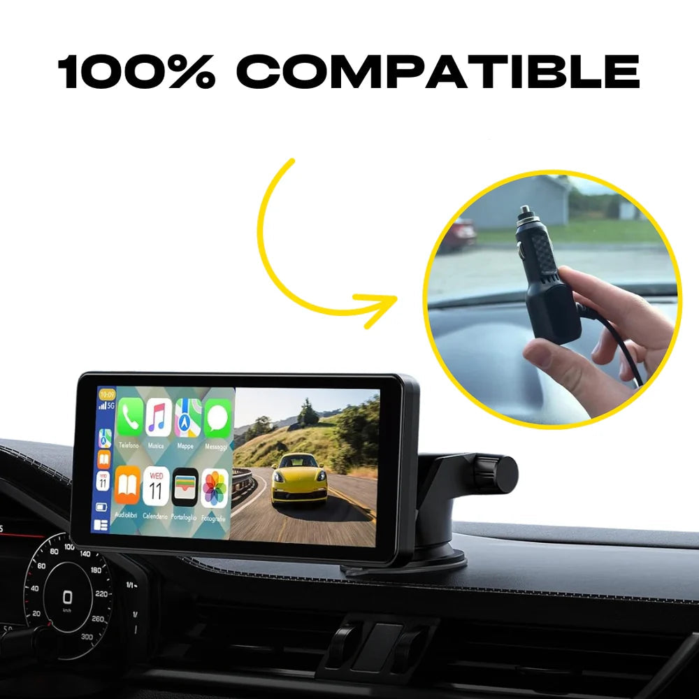compatible allume cigare android auto apple carplay
